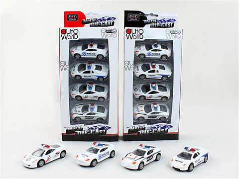 1: 4 50 alloy return police cars