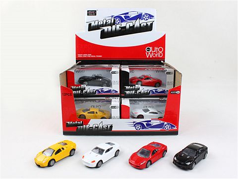1: 12 simulation alloy sliding sports cars