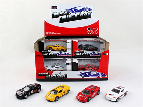 1: 50 racing alloy sliding sports cars 12