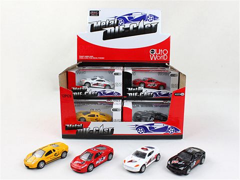 1: 50 racing alloy recoil sports cars 12