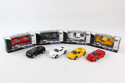 1: 50 simulation alloy huili sports car single villa