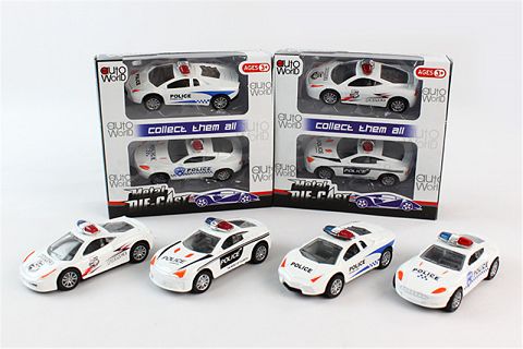 1: 50 alloy huili police car 2 villages
