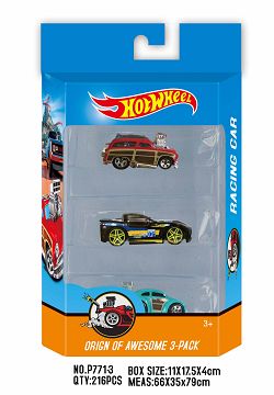 3 small alloy-mounted sports cars [6 mixed]