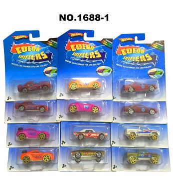 Color changing alloy car
