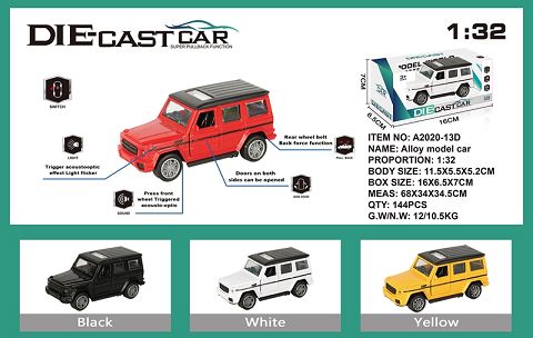 Simulation Benz G550 alloy car two doors
