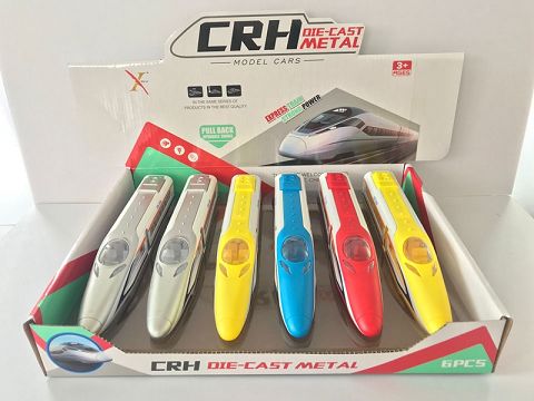 1:100 harmony no. 1 alloy return sports car, 2 doors, (6 pieces in a display box, 1 style in 4 colors mixed)
