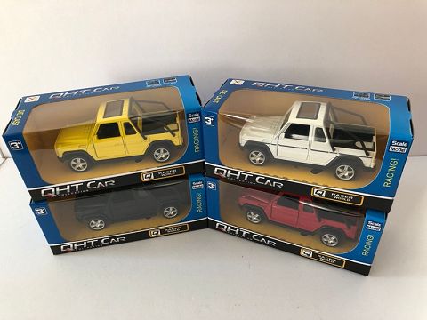 1:32 mercedes-benz G63 alloy recoil car, 2 doors, (window box, 1 style with 3 colors)