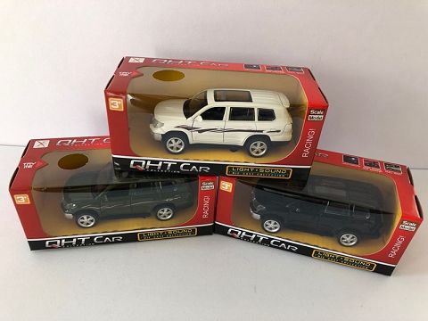 1:32 Toyota domineering alloy sports car, 4 doors, sound and light in the front light (window box, a three-color hybrid)