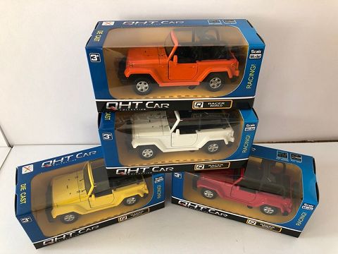1:32 the herder opens the door on the alloy recovery cart,2 (window box,1 style, 3 colors mixed)