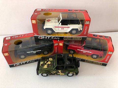 1:32 the wraider opens on the alloy warrior + Russian car,2 doors, sound and light in the front light (window box,1 style,1 color mixed)