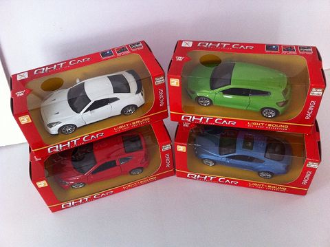 1:32 Volkswagen sang-cool, Honda, bentley, nissan alloy return sports car, door open, sound and light in front light (window box, four different color mixed)