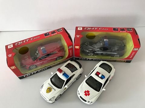 1:32 Volkswagen sangkuo, Honda, bentley, nissan alloy recoil Russian car, ambulance, door open, sound and light in front light (window box, four two-color mixed)