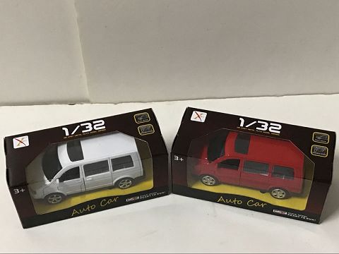 1:32 alloy hui li commercial vehicle, 2 doors, (window box,1 style, 2 colors mixed)