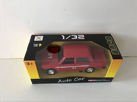 1:32 alloy hui force commercial vehicle Russian fire engine, door opening, sound and light in front light (window box,1 style, mixed with 2 colors)