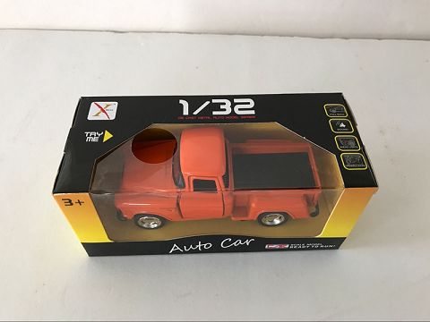 1:32 alloy recovery old ford pickup sports car, front light with sound and light, door opening (window box, 1 style and 1 color mixed)