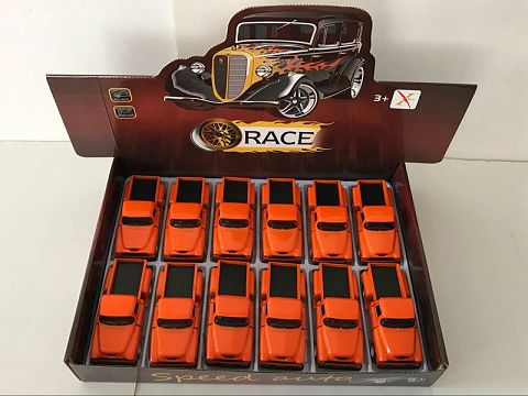 1:32 alloy resilience old ford pickup sports car, 2 doors open (12 pieces in a display box, 1 style and 1 color mixed)