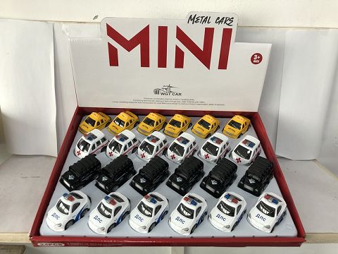Alloy Q version Hui Li City four mixed (24 pieces/display box) In Russian