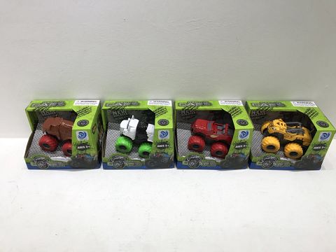 Four hybrid dual-inertia alloy Flame cars (color wheels)