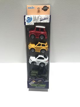 4 PCS/box return alloy cars