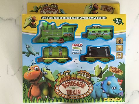 Electric light music dinosaur train track train