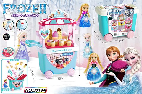冰雪奇缘雪糕大手推车