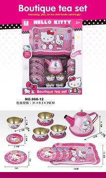过家家马口铁Kitty茶具