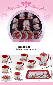 马口铁高壶粉红花