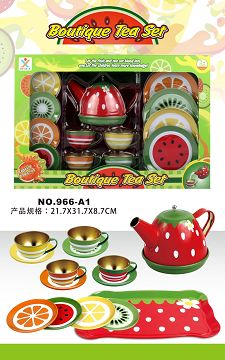 过家家马口铁水果茶具