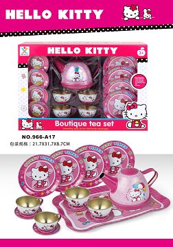 过家家马口铁Kitty茶具
