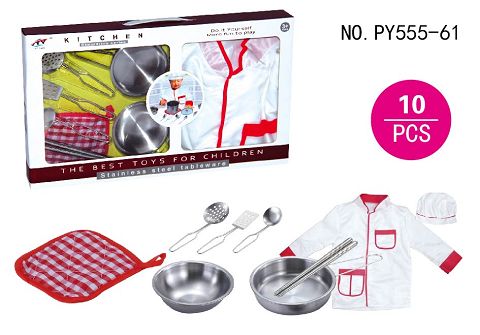 不锈钢餐具配衣服