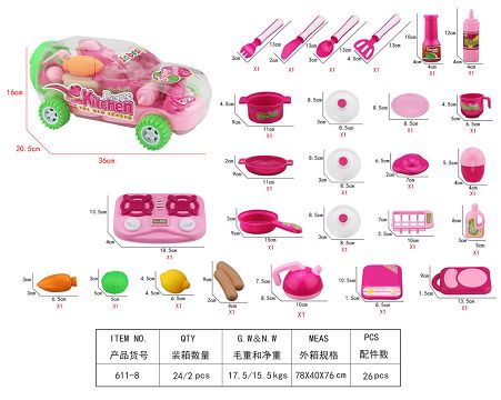 吹瓶汽车餐具