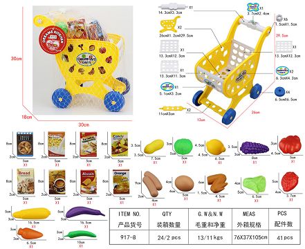 购物车餐具