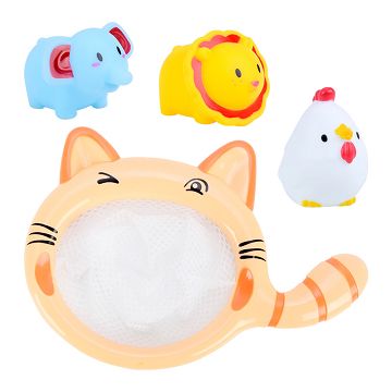 小猫捞鱼（狮、象、鸡）