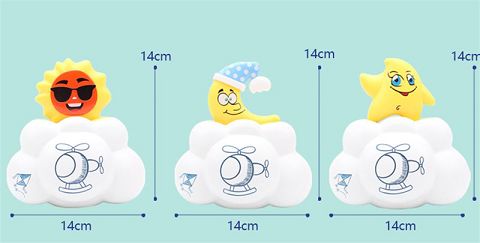 戏水花洒       （太阳、星星、月亮）