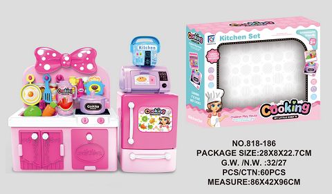 Pink solid color infatuates your kitchen, kitchen utensils and appliances combination