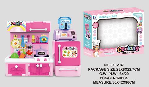 Pink solid color infatuates your kitchen, kitchen utensils and appliances combination
