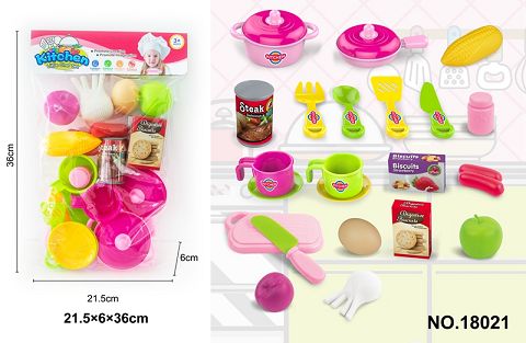 Tableware in PVC card bag