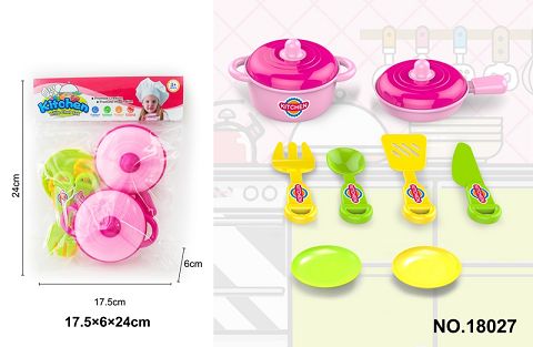 Tableware in PVC card bag