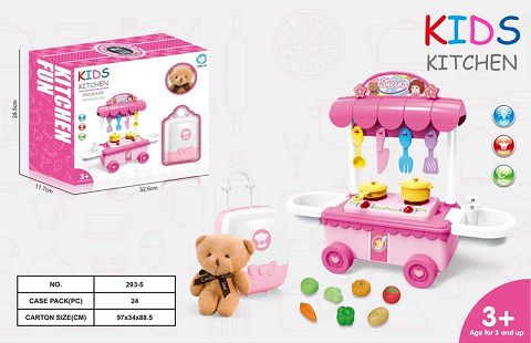 TABLETOP WITH LIGHT MUSIC PULL-BAR BOX DOLL