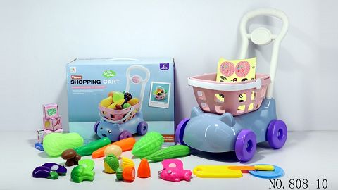 Shopping cart with vegetables +5 small boxes 20PCS (mixed with two colors)