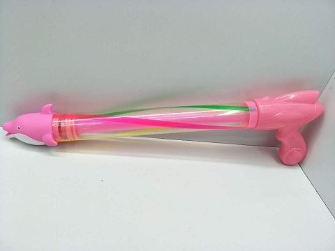 45CM dolphin open tube color strip with handle water cannon