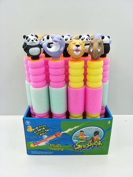 Elephant/dolphin/lion/panda 3 color pearl cotton animal handle