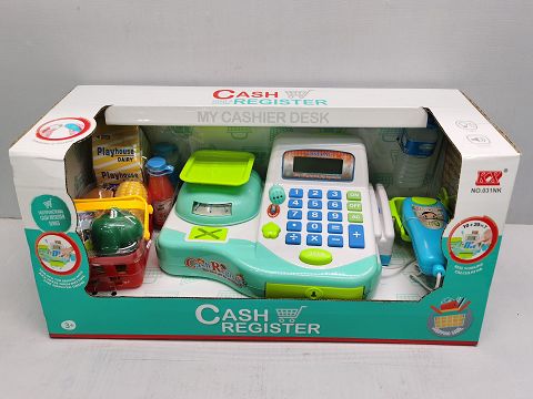 Scanning cash register