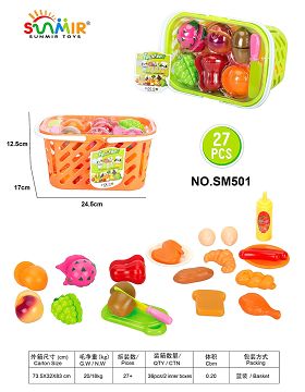 Fruit & vegetables & food are happy