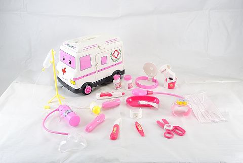 The ambulance is equipped with light IC