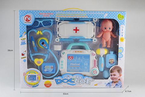 First aid series with light IC- monitor (monitor does not include electricity, stethoscope pack 2 AG10)