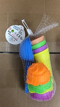 Ice cream Beach series net bag hanging card -9PCS