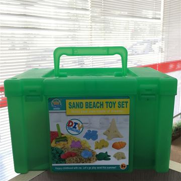 Portable storage box space sand