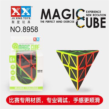 三阶实色碳纤维金字塔