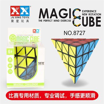四阶金字塔黑贴纸魔方